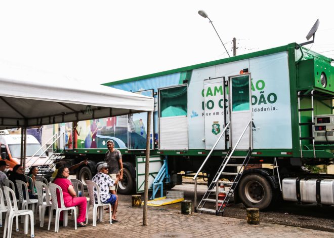 Serviços gratuitos chegarão a Fortaleza e interior com o Caminhão do Cidadão