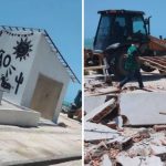 Prefeitura de Fortaleza derruba prédio do Instituto Cai Cai Balão no Pirambu