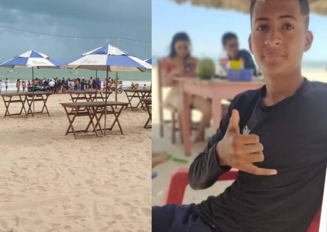 Tragédia na praia de Icaraizinho de Amontada: Adolescente de 18 anos perde a vida em afogamento no Ceará