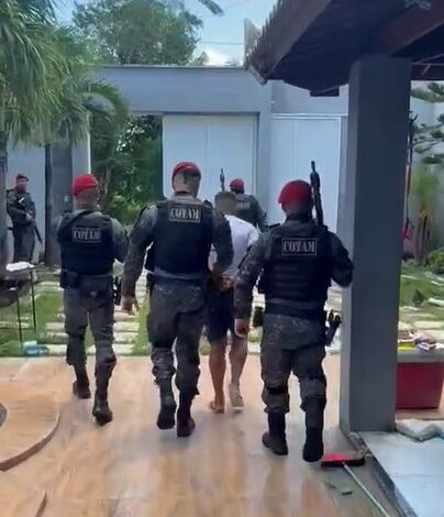 Membro de organização criminosa do Pará é capturado em residência de alto padrão no Ceará.