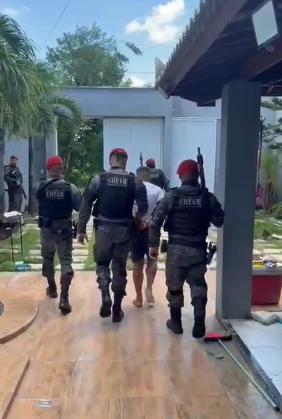 Membro de organização criminosa do Pará é capturado em residência de alto padrão no Ceará.