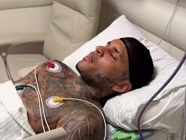 Anderson Neiff, cantor, é atingido por disparos após uma intensa perseguição em São Paulo e é submetido a procedimento cirúrgico.