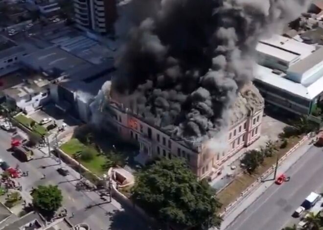 Fogo consome escola em Paranaguá e demanda ação urgente no estado do Paraná.