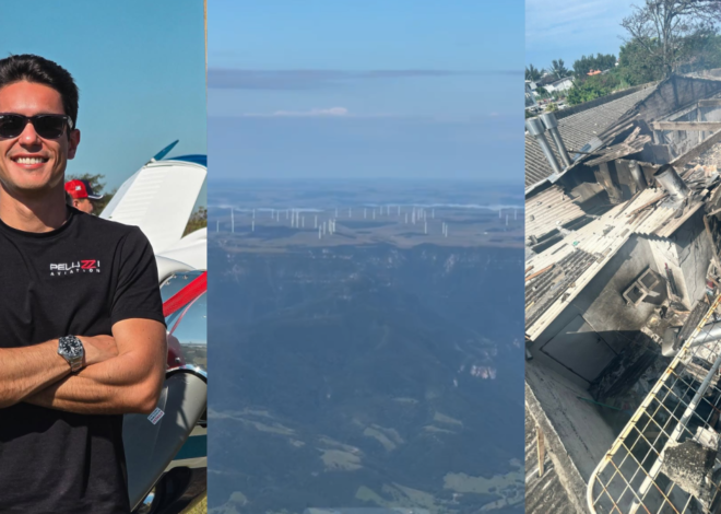 Piloto do RS compartilha vídeo momentos antes de acidente aéreo fatal