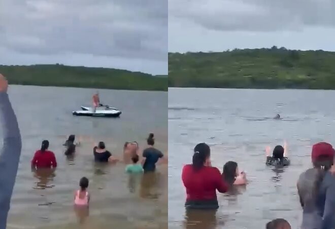 Jovem some após queda de jet ski em açude cearense durante manobra radical