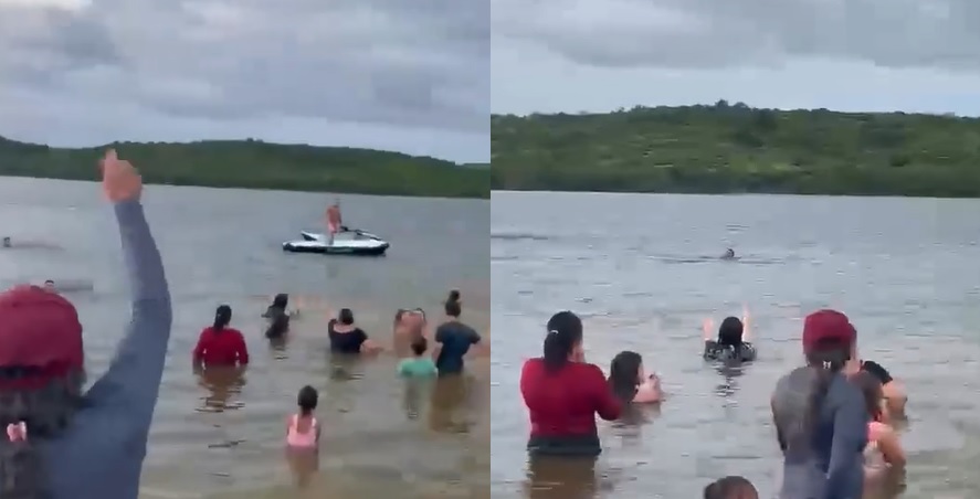 Jovem some após queda de jet ski em açude cearense durante manobra radical