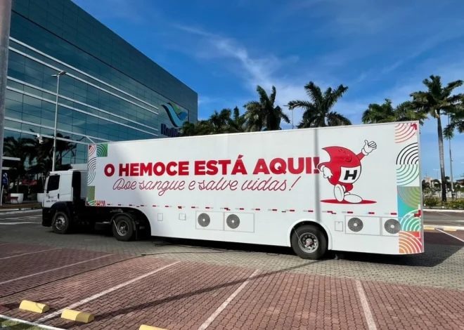 Hemoce promove campanha de doação de sangue e registro de medula óssea em centro comercial de Fortaleza